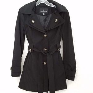 London Fog Petite Belted Trench Coat